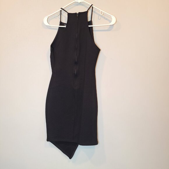 Windsor Mini Dress Black LBD Extra Small Mesh Chest - Picture 4 of 9